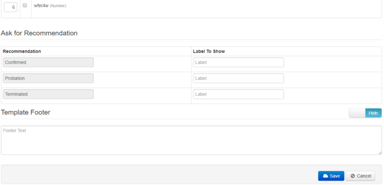 Employee Confirmation – Feedback Template – EasyHR Knowledge base