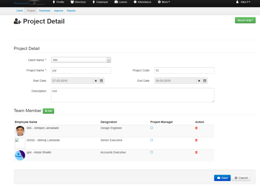 Timesheet Project Easyhr Knowledge Base 8090